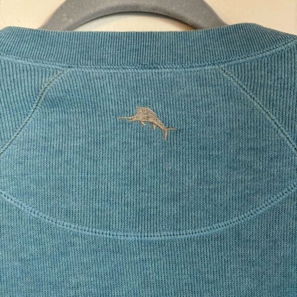 TOMMY BAHAMA Men’s Flipshore Abaco Reversible Sweatshirt Blue/Gray size 3X/XXXL! - Picture 9 of 14